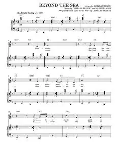 Beyond the sea - Bobby Darin (Piano Vocal)