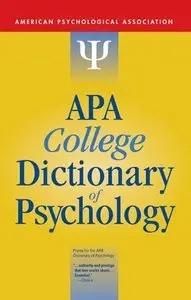 APA College Dictionary of Psychology (Repost)
