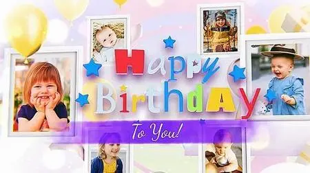 Happy Birthday Photo Frames 786025 - Project for After Effects