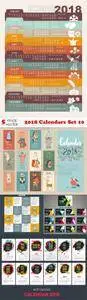 Vectors - 2018 Calendars Set 10