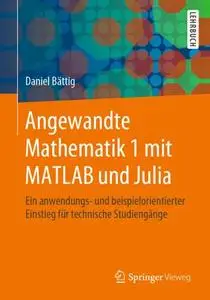 Angewandte Mathematik 1 mit MATLAB und Julia: Ein anwendungs- und beispielorientierter Einstieg für technische Studiengänge