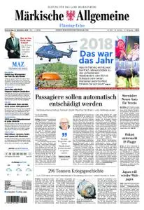 Märkische Allgemeine Fläming Echo - 27. Dezember 2018