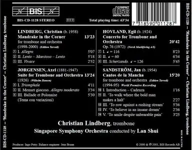 Christian Lindberg, Singapore Symphony Orchestra, Lan Shui - Mandrake in the Corner: Works for trombone & orchestra (2001)