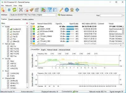 LizardSystems Wi-Fi Scanner 4.0.0 Build 149