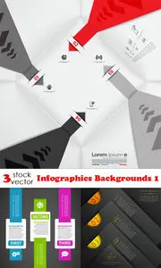 Vectors - Infographics Backgrounds 1