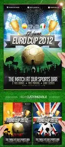 GraphicRiver Euro Soccer Cup 2012 Flyer Template Football 