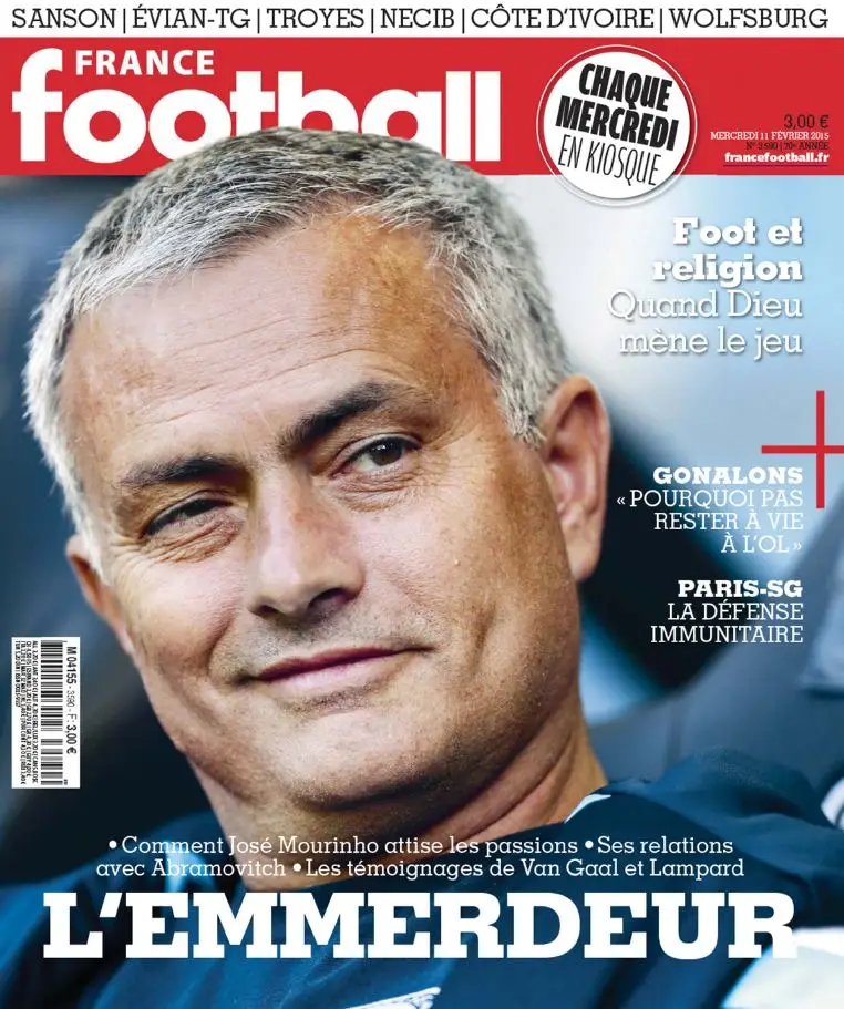 France Football N 3590 du Mercredi 11 Février 2015