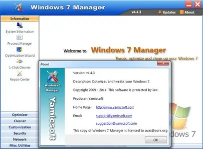 Windows 7 Manager 4.4.3 Portable
