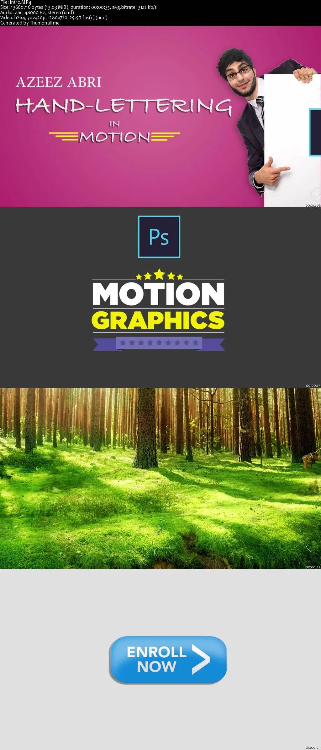 Animation in Photoshop: Writing in Motion