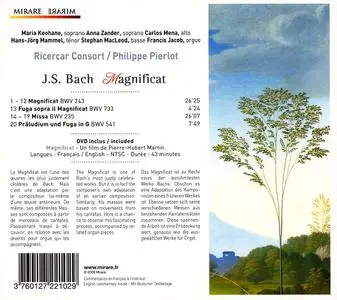 Philippe Pierlot, Ricercar Consort - Johann Sebastian Bach: Magnificat BWV 243, Missa BWV 235 (2009)