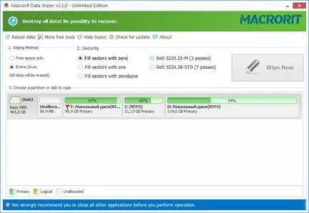 Macrorit Data Wiper 3.1.0 Unlimited Edition + Portable