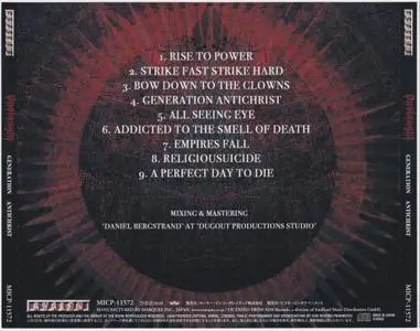 Onslaught - Generation Antichrist (2020) [Japanese Ed.]