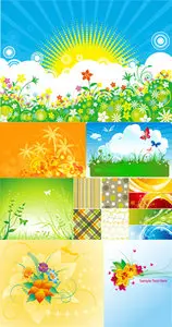 Colorful Backgrounds Vector