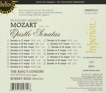 The King's Consort & Robert King - Mozart: Epistle Sonatas (2008)