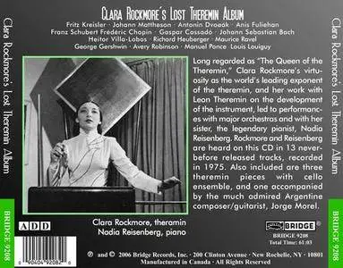 Clara Rockmore - Clara Rockmore's Lost Theremin Album (2006)