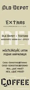 Old Depot Font Style