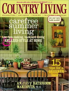 Country Living Magazine August 2008