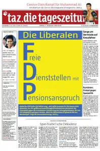 Tageszeitung TAZ vom 17 Januar 2012