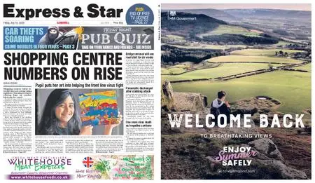 Express and Star Sandwell Edition – July 10, 2020