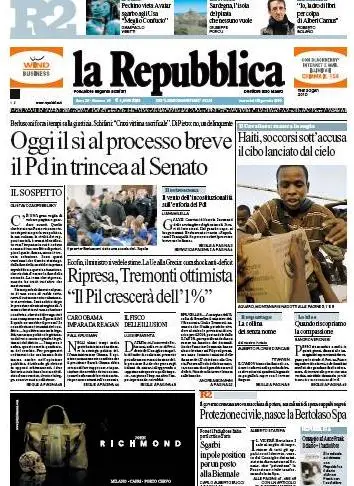 La Repubblica (20-01-10)
