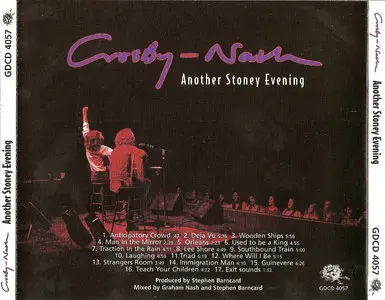 Crosby & Nash - Another Stoney Evening (1971) {Grateful Dead Records GDCD4057 rel 1997}