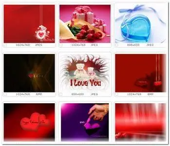 Love wallpapers valentine hearts