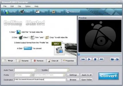 Aiseesoft MKV Converter v5.0.18 Portable