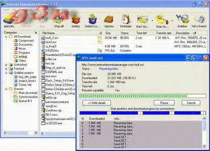 Portable Internet Download Manager 5.15 Bulid 3