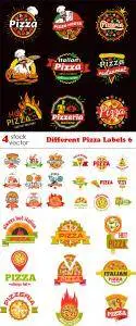 Vectors - Different Pizza Labels 6