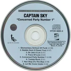 Captain Sky - Concerned Party Number 1 (1980) [1995, Reissue]