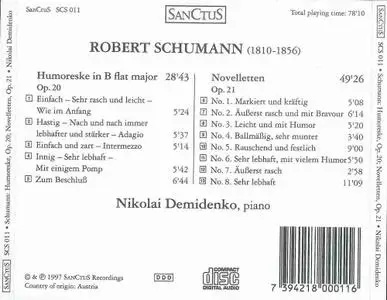 Nikolai Demidenko - Robert Schumann: Novelletten, Humoreske (1997)