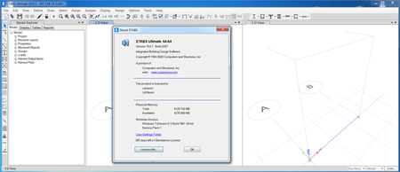 CSI ETABS version 19.0.1 build 2307