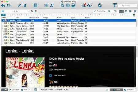 Collectorz.com Music Collector Pro 16.0.8 Mac OS X