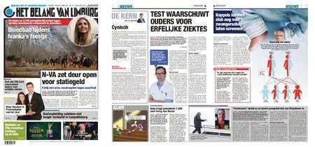 Het Belang van Limburg – 15. mei 2018