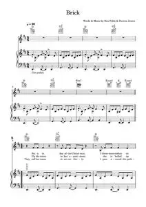 Brick - Ben Folds, Ben Folds Five (Piano-Vocal-Guitar (Piano Accompaniment))