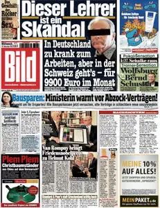 Bild Zeitung vom 19 Dezember 2012