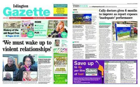 Islington Gazette – January 11, 2018