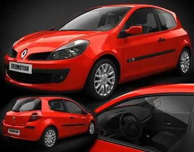3D model - Renault Clio (*.max)