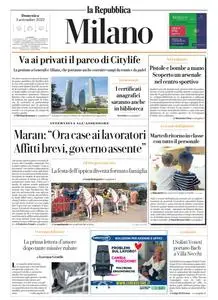 la Repubblica Milano - 3 Settembre 2023