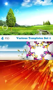 PSD - Various Templates Set 1