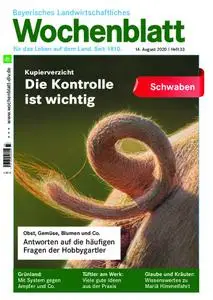 Bayerisches Landwirtschaftliches Wochenblatt Schwaben - 13. August 2020
