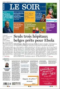 Le Soir du 18 Octobre 2014