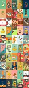 Vector Illustrations - Food and Drink