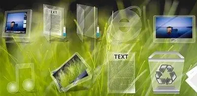 Transparent Icons for Windows Vista