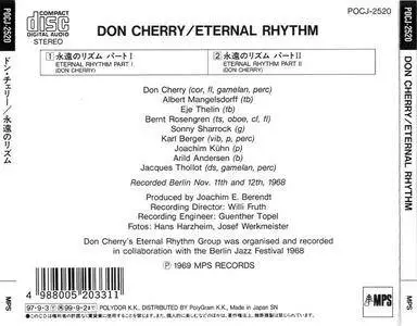 Don Cherry - Eternal Rhythm (1969) {1997 MPS Japan}