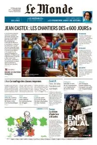 Le Monde du Vendredi 17 Juillet 2020