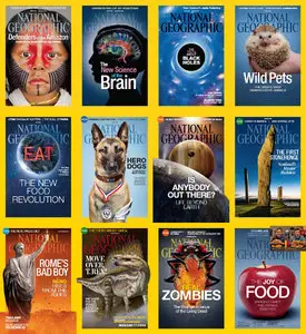 National Geographic USA Magazine - 2014 Full Year Issues Collection