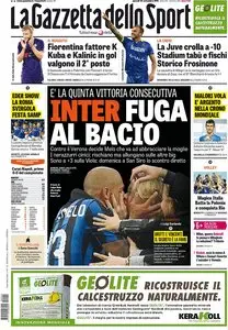 La Gazzetta dello Sport comprese tutte le edizioni locali (Puglia, Roma, Milano) - 24.09.2015