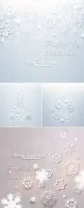 Light Christmas Backgrounds Vector