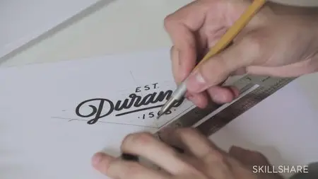 SkillShare - It's a Living: Lettering and Shading a Monoline Wordmark
